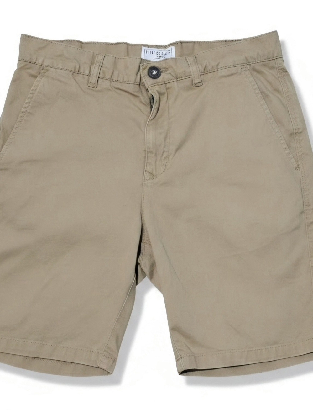 💥Free Planet Men's Khaki Flat Front Shorts